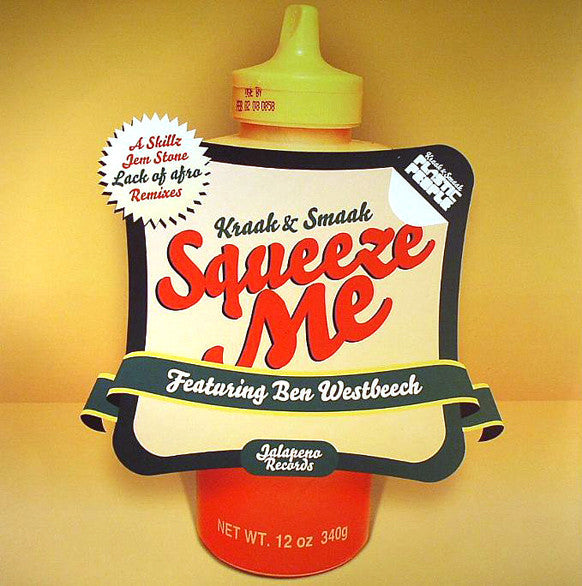 Kraak & Smaak Featuring Ben Westbeech - Squeeze Me (A Skillz / Jem Stone / Lack Of Afro Remixes) (12" Tweedehands)