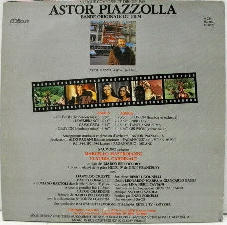Astor Piazzolla - Henri IV Le Roi Fou / Enrico IV (Bande Originale Du Film) (LP Tweedehands) - Discords.nl