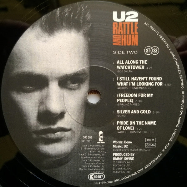 U2 - Rattle And Hum (LP Tweedehands)