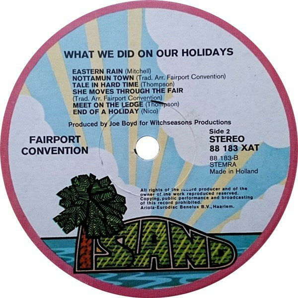 Fairport Convention - What We Did On Our Holidays (LP Tweedehands)