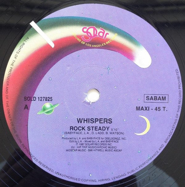 Whispers, The - Rock Steady (12" Tweedehands) - Discords.nl