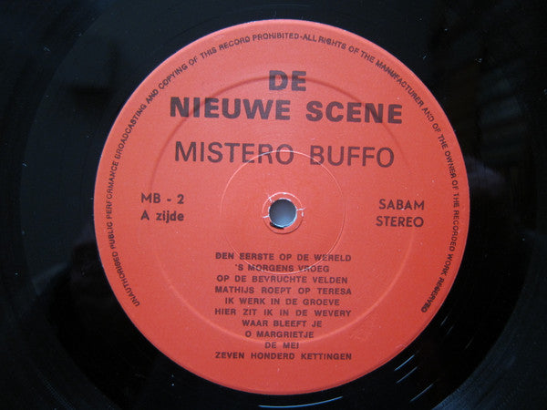 Kollektief Internationale Nieuwe Scene - Mistero Buffo (LP Tweedehands)