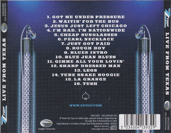 ZZ Top - Live From Texas (CD)