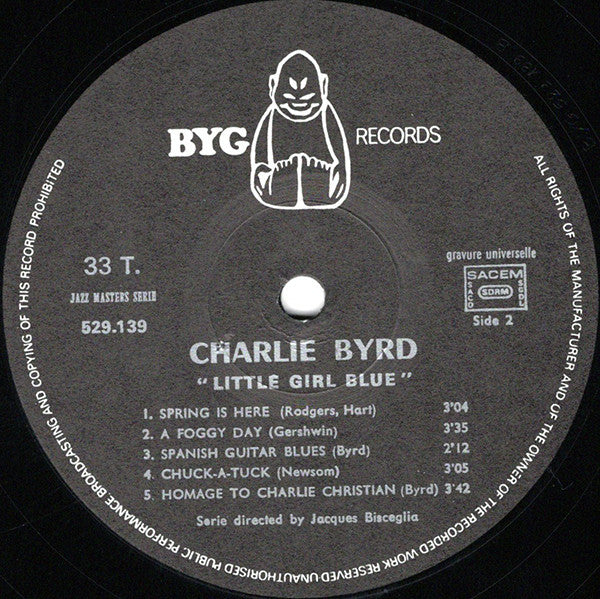 Charlie Byrd - Little Girl Blue (LP Tweedehands)
