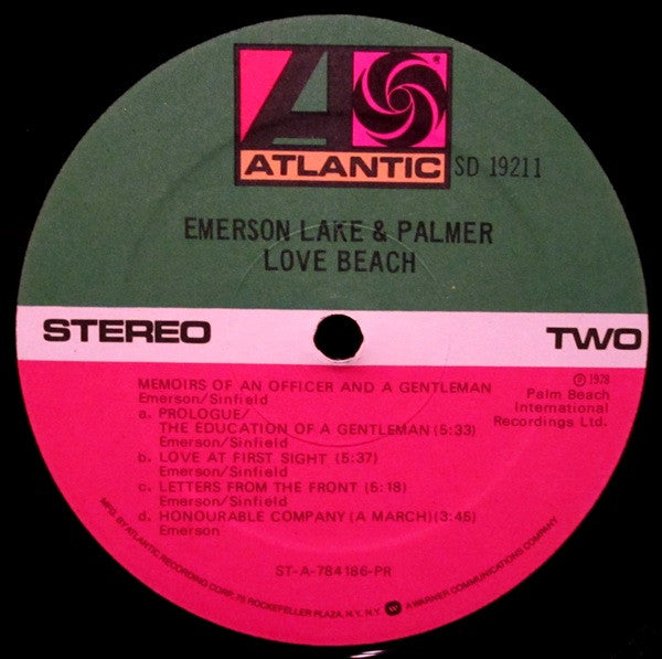 Emerson, Lake & Palmer - Love Beach (LP Tweedehands)