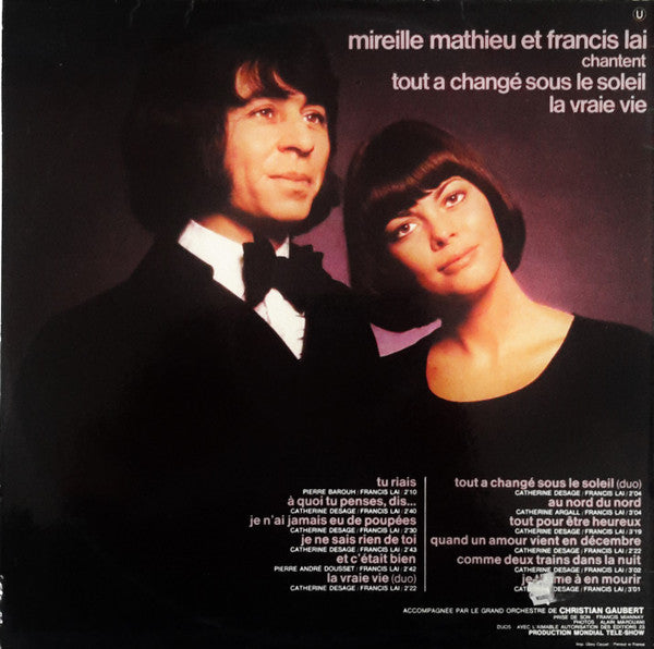 Mireille Mathieu - Chante Francis Lai (LP Tweedehands)