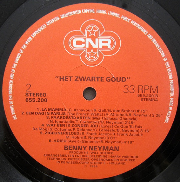 Benny Neyman - Het Zwarte Goud (LP Tweedehands)