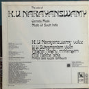 K. V. Narayanaswamy - Carnatic Music: Music Of South India - The Voice Of K. V. Narayanswamy (LP Tweedehands)