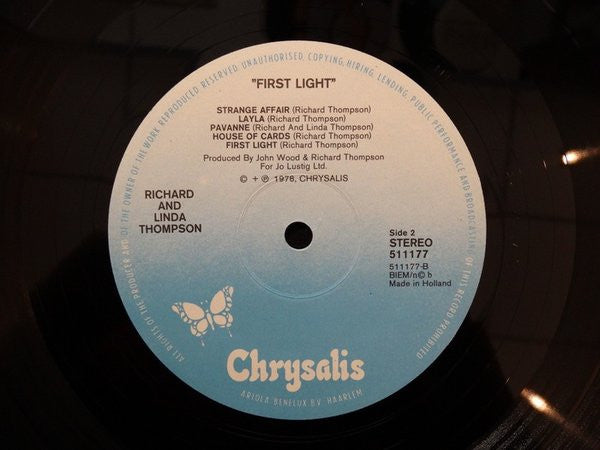 Richard & Linda Thompson - First Light (LP Tweedehands) - Discords.nl