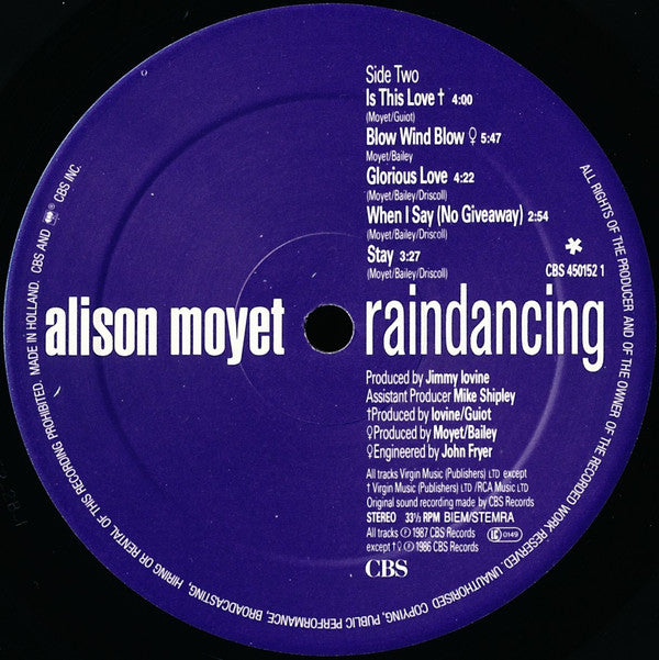 Alison Moyet - Raindancing (LP Tweedehands)