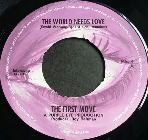 First Move, The - The World Needs Love / Somewhere (7-inch Tweedehands)