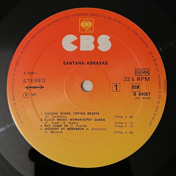 Santana - Abraxas  (LP Tweedehands)