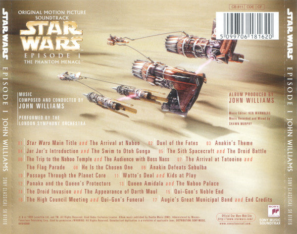 John Williams (4) - Star Wars - Episode I: The Phantom Menace (Original Motion Picture Soundtrack) (CD)
