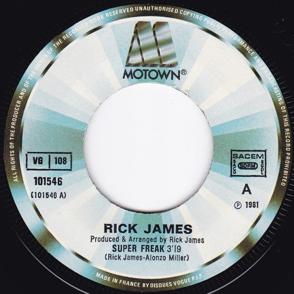Rick James - Super Freak (Part.1&2) (7-inch Tweedehands)