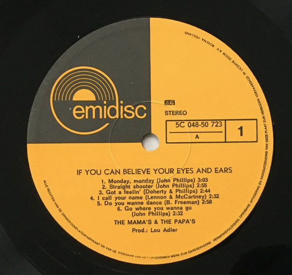 Mamas & The Papas, The - If You Can Believe Your Eyes And Ears (LP Tweedehands)