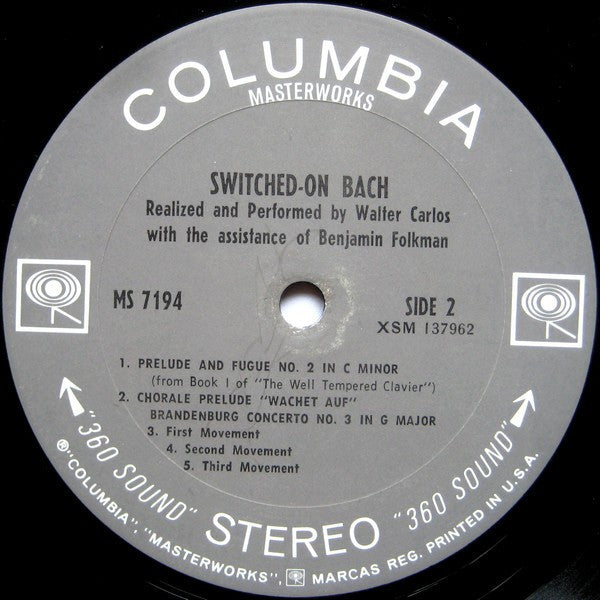 Walter Carlos - Switched-On Bach (LP Tweedehands)