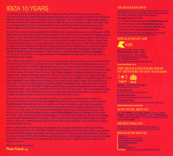 Various - Hed Kandi: Ibiza 10 Years (CD)