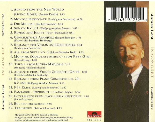 James Last - In Concert The Best Romantic Classics (CD Tweedehands)