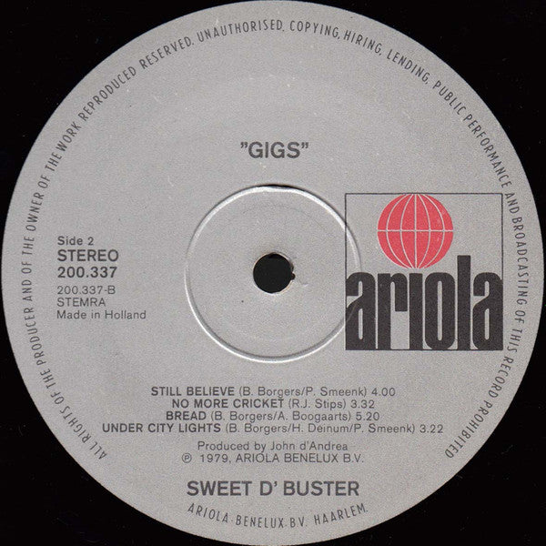 Sweet d'Buster - Gigs (LP Tweedehands)