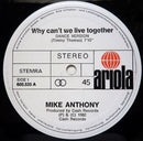 Mike Anthony - Why Can't We Live Together... (12" Tweedehands)