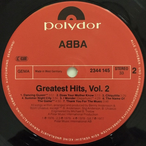 ABBA - Greatest Hits Vol. 2 (LP Tweedehands)