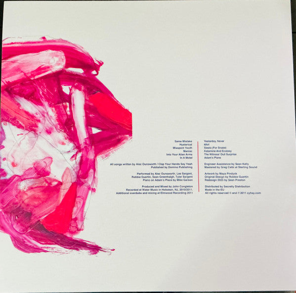 Clap Your Hands Say Yeah - Hysterical (LP)