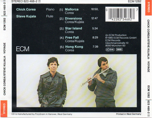 Chick Corea / Steve Kujala - Voyage (CD Tweedehands) - Discords.nl