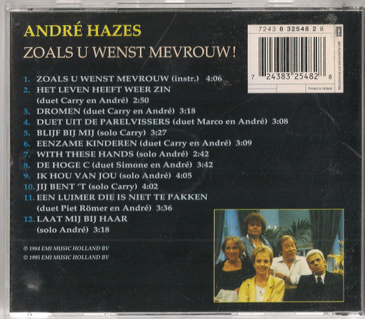 André Hazes - Zoals U Wenst Mevrouw (CD)