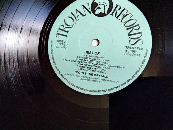 Toots & The Maytals - The Best Of Toots And The Maytals (LP Tweedehands)