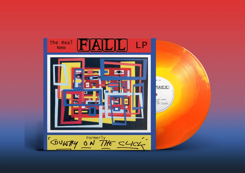 Fall, The - Real New Fall LP Formerly 'Country On The Click' (Red Yellow Swirl Vinyl LP)