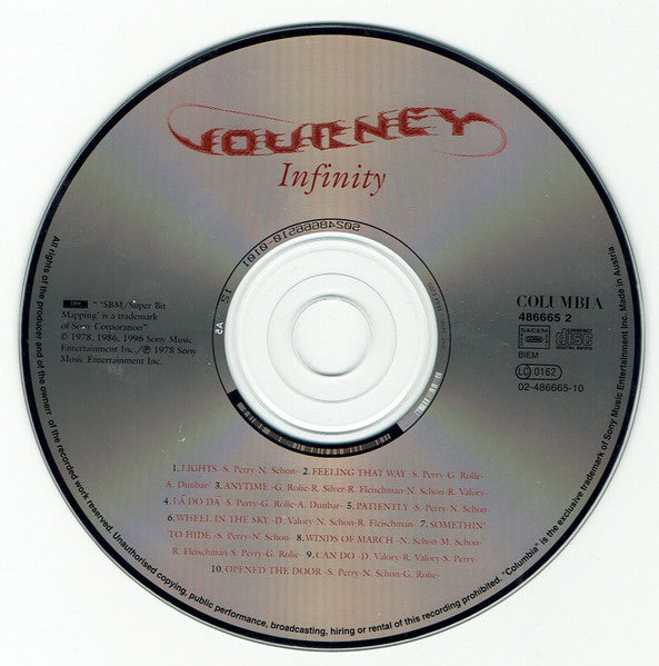 Journey - Infinity (CD)