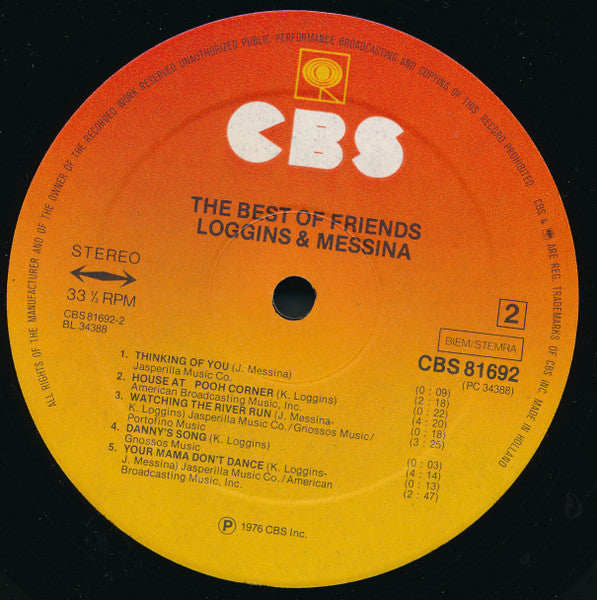 Loggins And Messina - The Best Of Friends (LP Tweedehands)