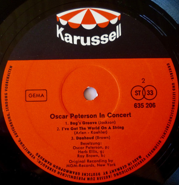 Oscar Peterson - In Concert (LP Tweedehands) - Discords.nl