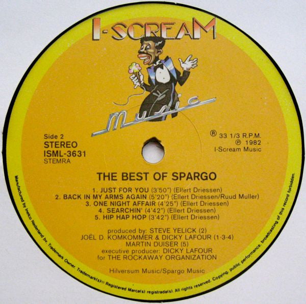 Spargo - The Best Of Spargo (LP Tweedehands) - Discords.nl