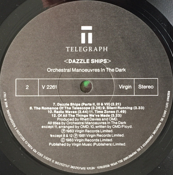 Orchestral Manoeuvres In The Dark - Dazzle Ships (LP Tweedehands)