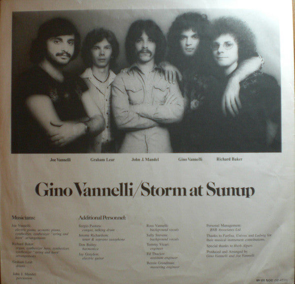 Gino Vannelli - Storm At Sunup (LP Tweedehands)