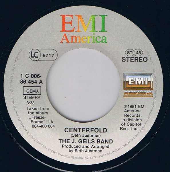 J. Geils Band, The - Centerfold (7-inch Tweedehands)