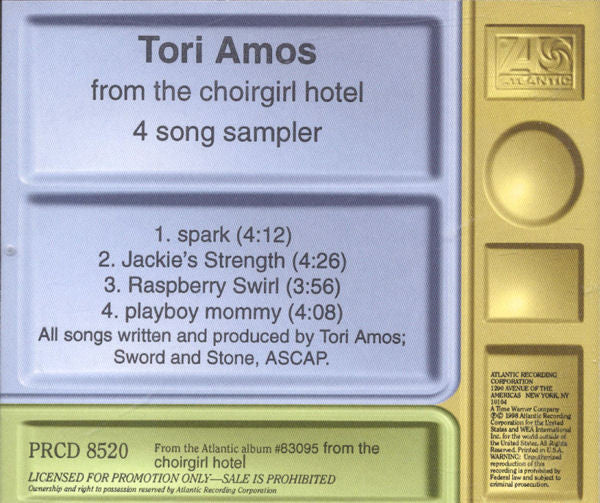 Tori Amos - From The Choirgirl Hotel 4 Song Sampler (CD Tweedehands) - Discords.nl