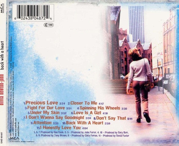 Olivia Newton-John - Back With A Heart (CD Tweedehands) - Discords.nl