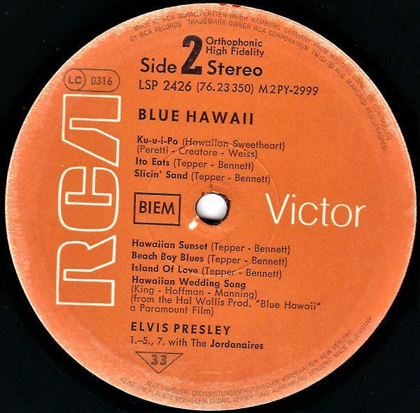 Elvis Presley - Blue Hawaii (LP Tweedehands)