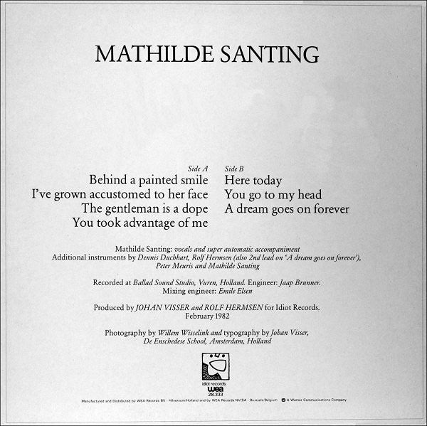 Mathilde Santing - Mathilde Santing (LP Tweedehands)