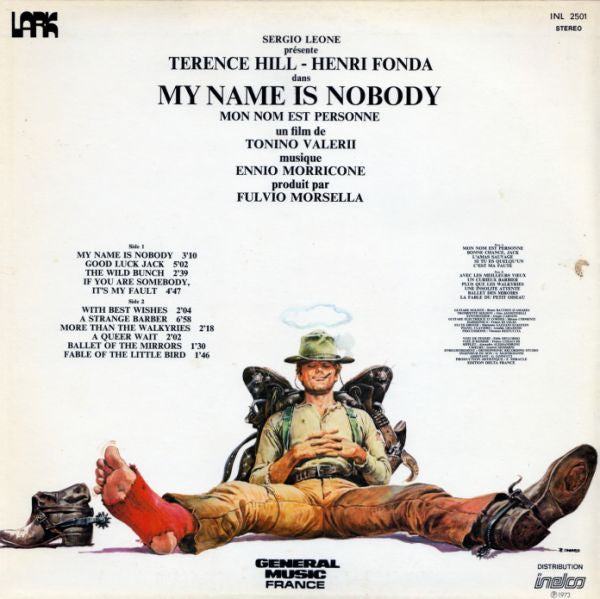 Ennio Morricone - Bande Originale Du Film "My Name Is Nobody" = Mon Nom Est Personne (LP Tweedehands)