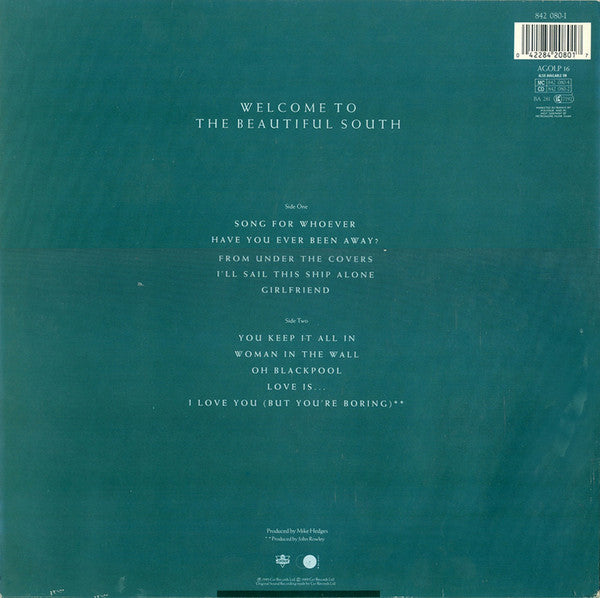Beautiful South, The - Welcome To The Beautiful South (LP Tweedehands)