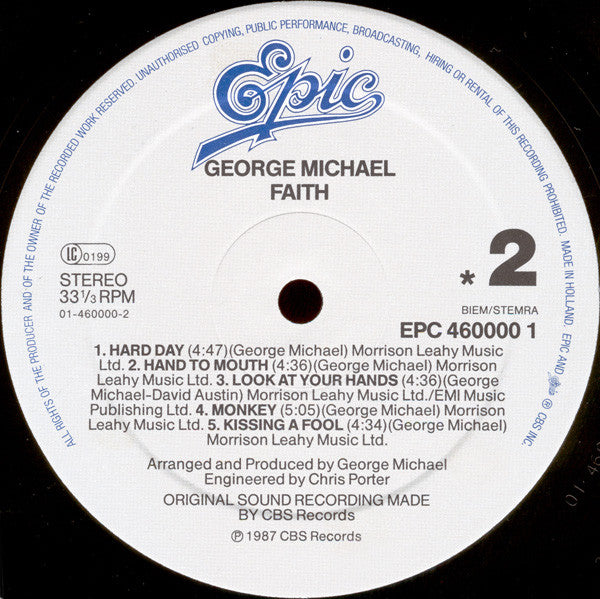 George Michael - Faith (LP Tweedehands) - Discords.nl