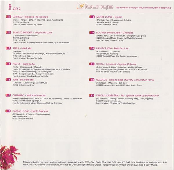 Various - MTV Lounge Vol. 3 (CD Tweedehands) - Discords.nl