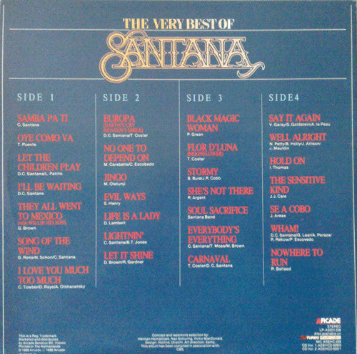 Santana - The Very Best Of (LP Tweedehands)