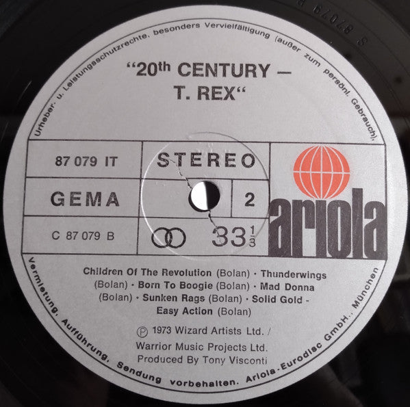 T. Rex - 20th Century (LP Tweedehands) - Discords.nl