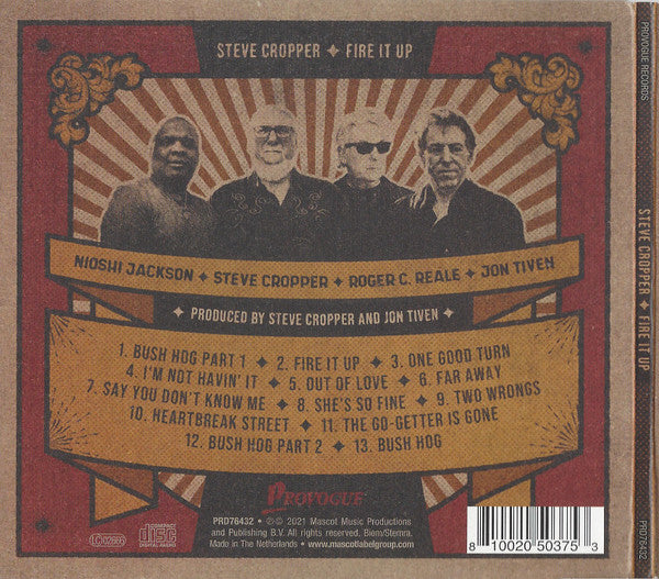 Steve Cropper - Fire It Up (CD Tweedehands)