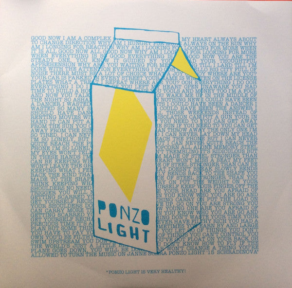 Janne Schra - Ponzo Light (LP Tweedehands)