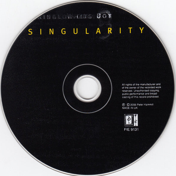 Peter Hammill - Singularity (CD Tweedehands)